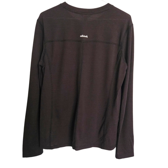Allbirds Natural Black Natural Run Long Sleeve T-shirt Size XL - Picture 2 of 8